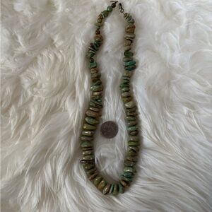 Natural Turquoise Nugget Stone Necklace